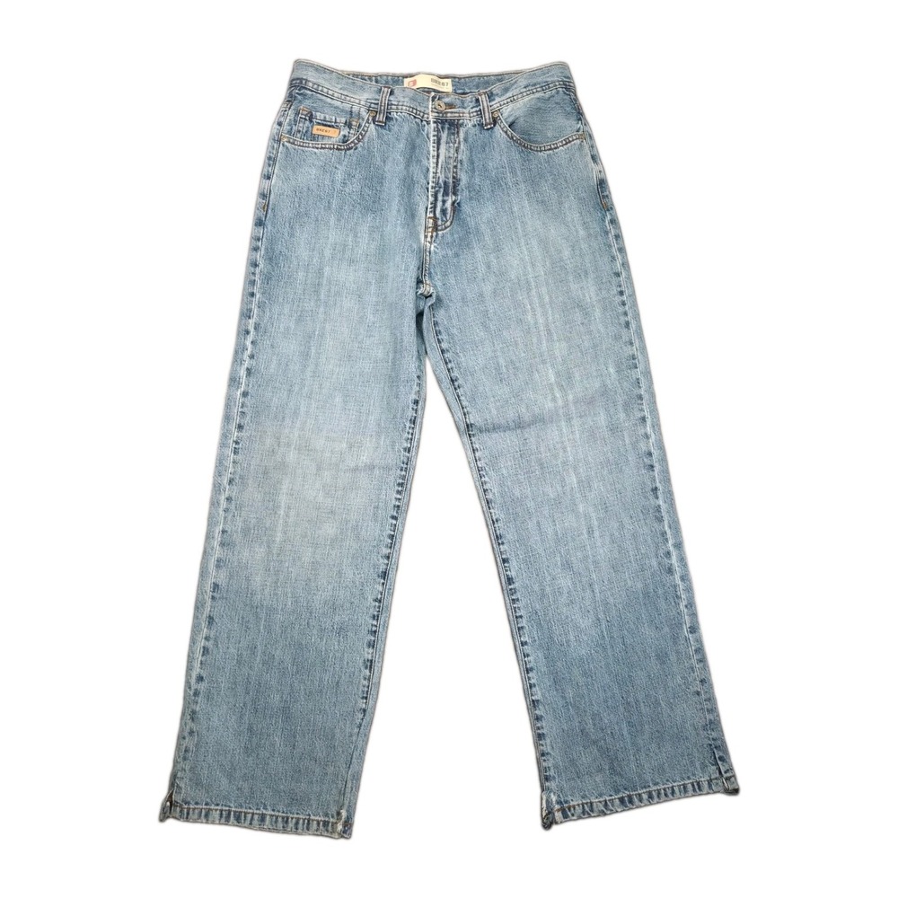 Vintage Buckle BKE 67 Austin Jeans Mens 32×30 Y2K Straight Leg (Hem Was Snipped)